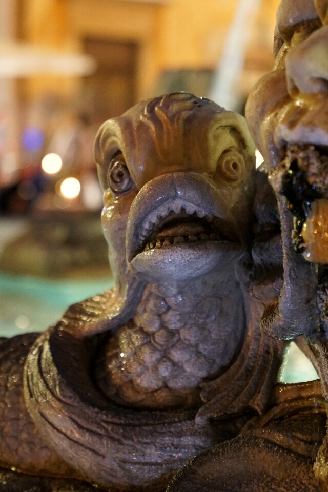 Gargoyle fountain