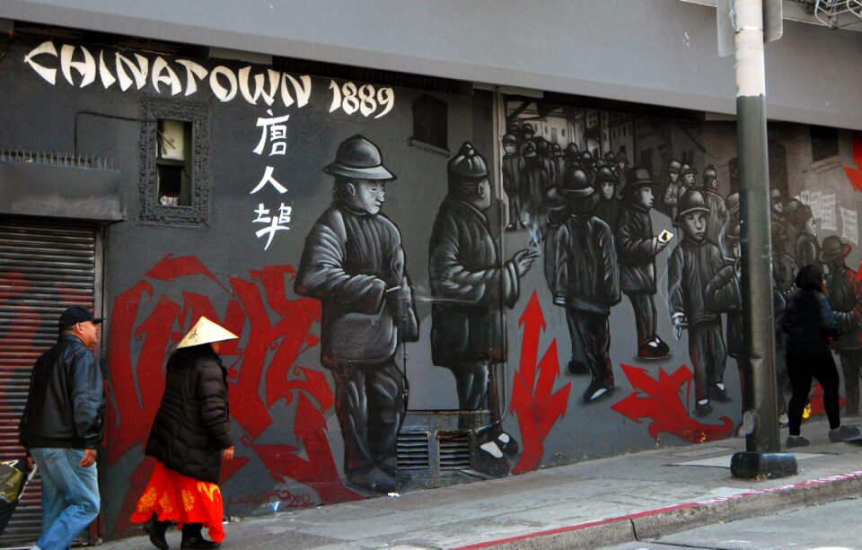 Wall mural old times