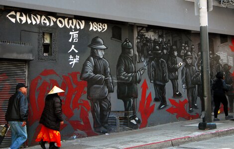 Wall mural old times