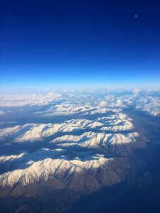 Airplane sky flight photo