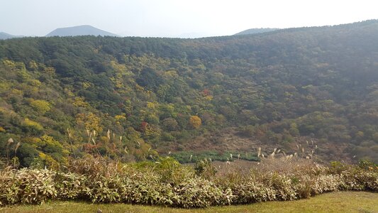 Jeju island sangumburi island photo