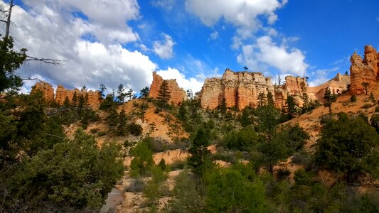 Landscape view nature sandstone