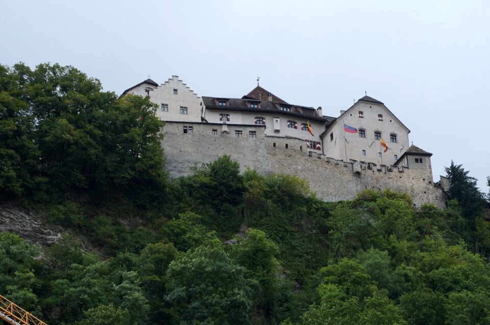 Liechtenstein vaduz satellite city walls