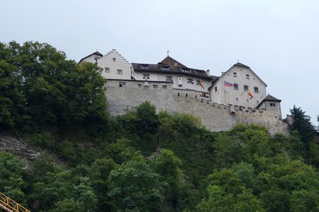 Liechtenstein vaduz satellite city walls