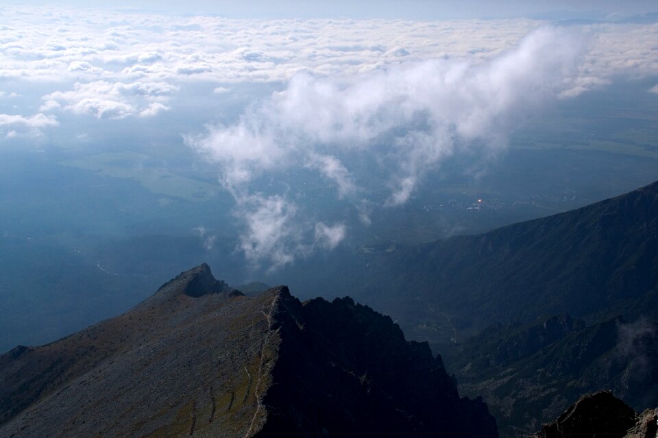 Landscape clouds tatry