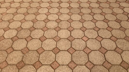 Concrete brick regularly rauh