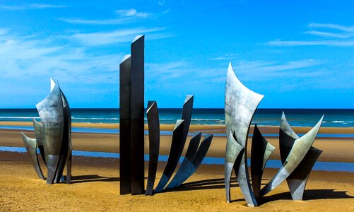 France omaha beach memorial photo
