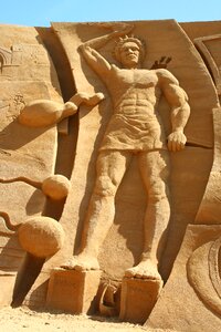 Sand sculpture festival art denmark