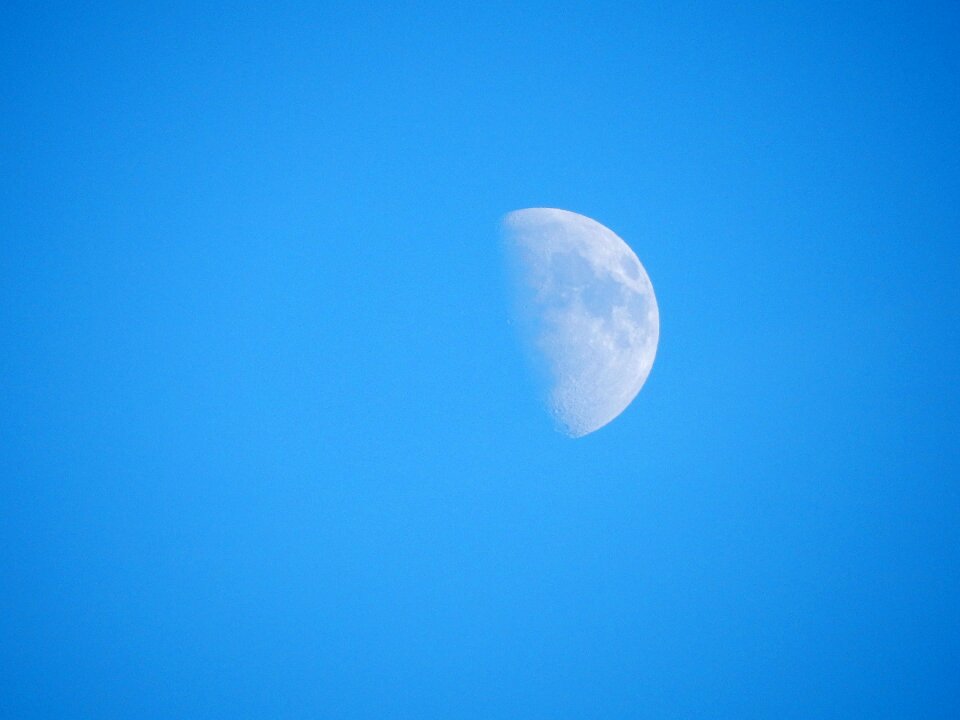 Night blue sky landscape