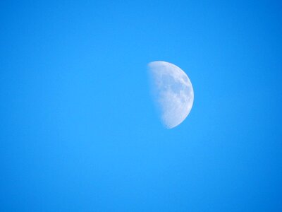 Night blue sky landscape photo