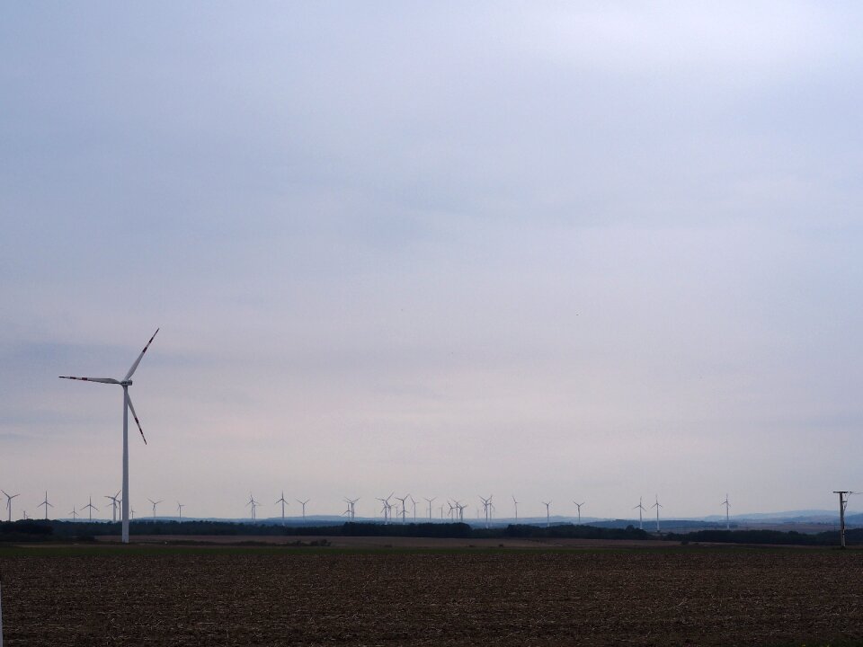 Wind power environmental technology sky