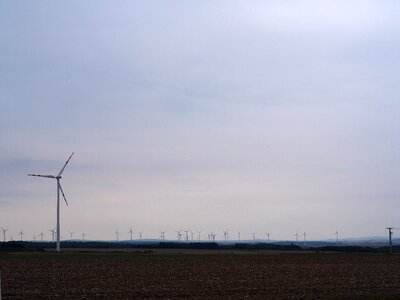 Wind power environmental technology sky