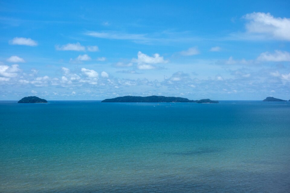 Calm blue sea