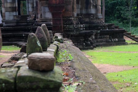 Angkor wat temple fence