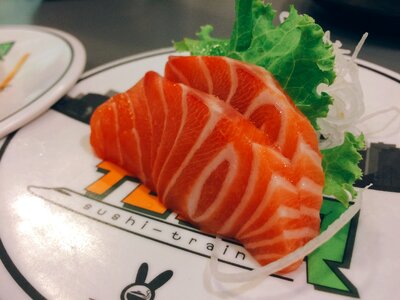 Sushi sashimi salmon