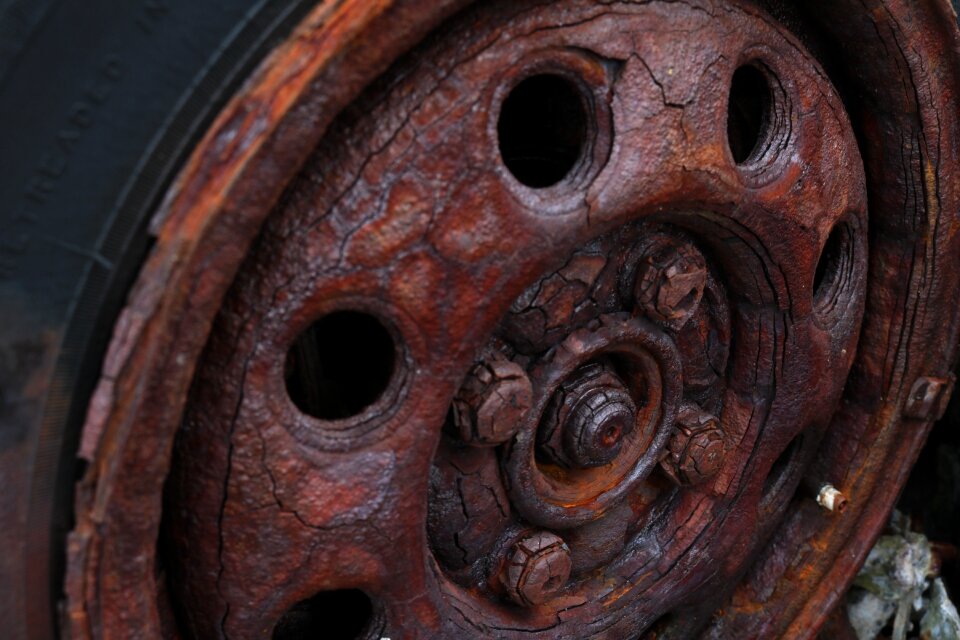 Old broken automotive