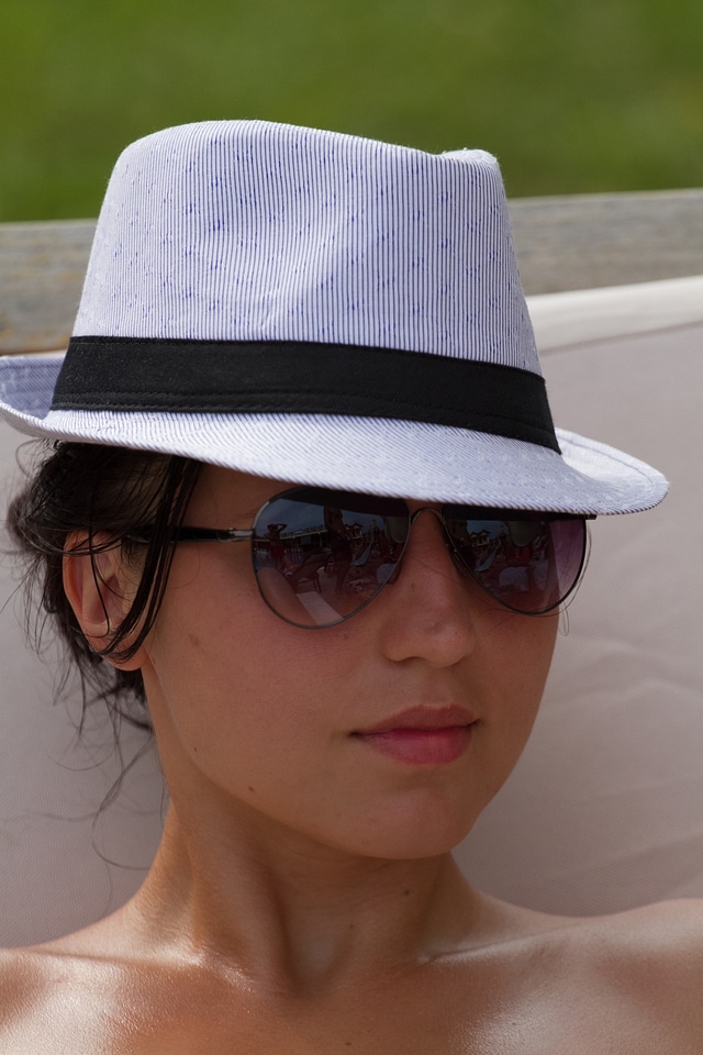 Female attractive sunglasses