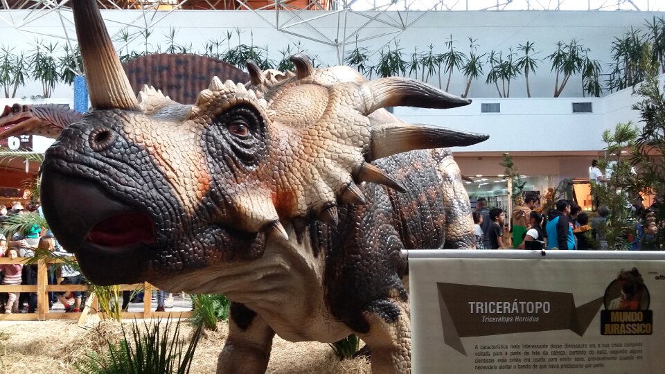 Replica exposure dinosaur