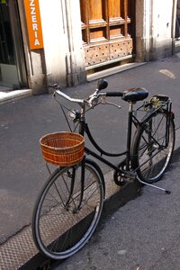 Biking city classic photo