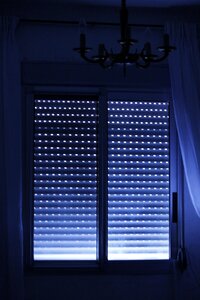 Window blue closed