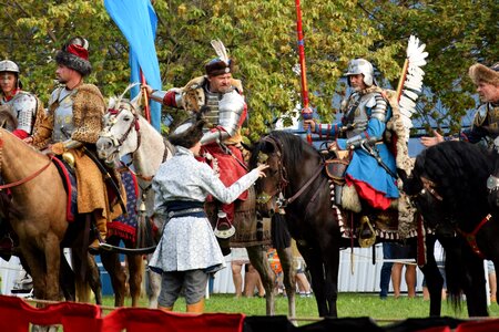 Middle ages historical representation sword photo