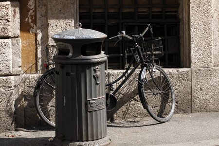 Biking city classic photo