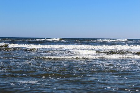 Landscape the baltic sea the waves photo