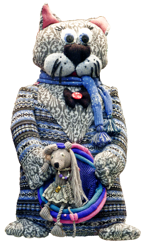 Fabric cat fabric knitwear