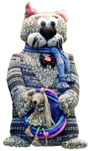 Fabric cat fabric knitwear