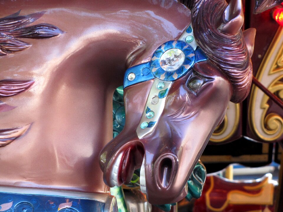 Year market ride close up