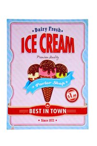 Ice cream colorful frame