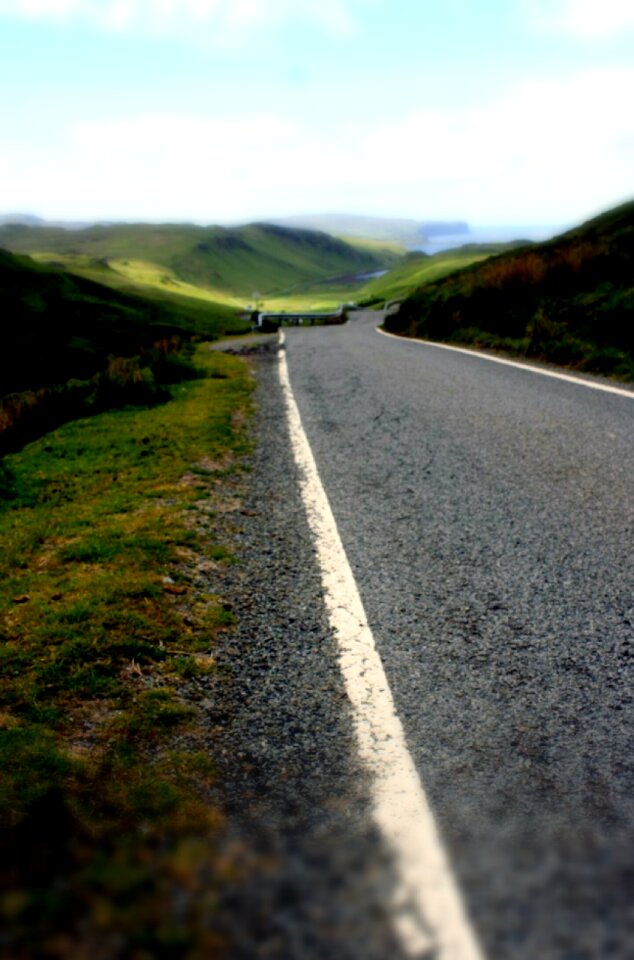 Western highlands road highway ocean