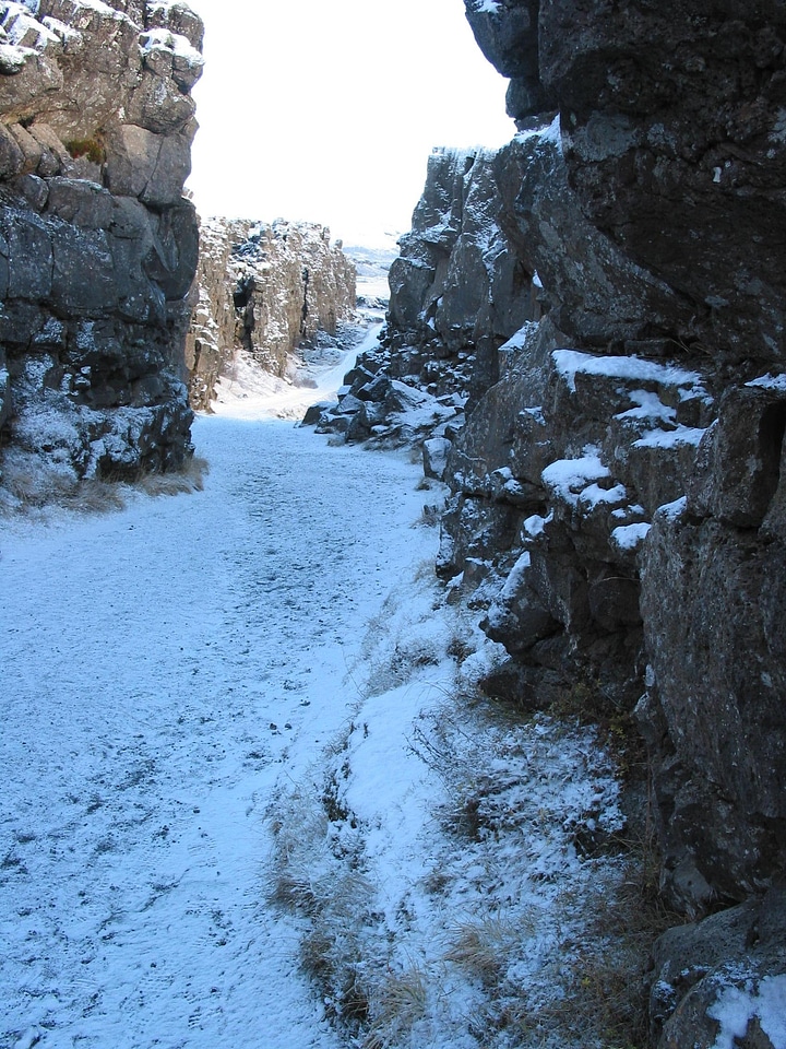 Natural frozen ice