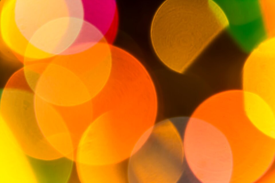 Color magic blurred
