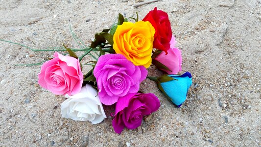 Floral decoration colorful