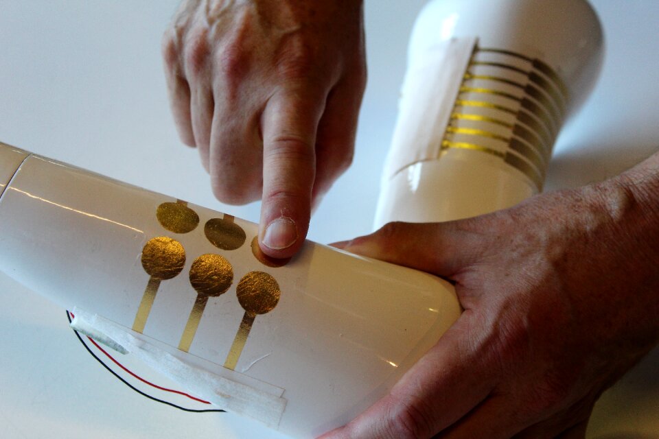 High-tech of the future future gold