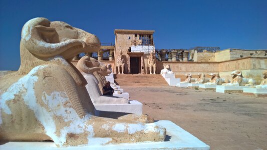 Sculpture cleopatra's palace replica