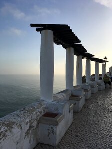 Nazare sea portugal photo