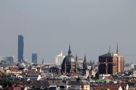 City downtown city panorama photo