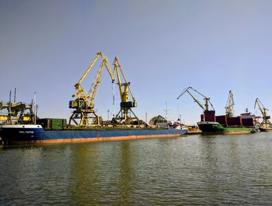 Harbor transportation river photo