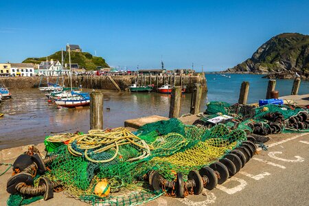 Pier ocean england photo