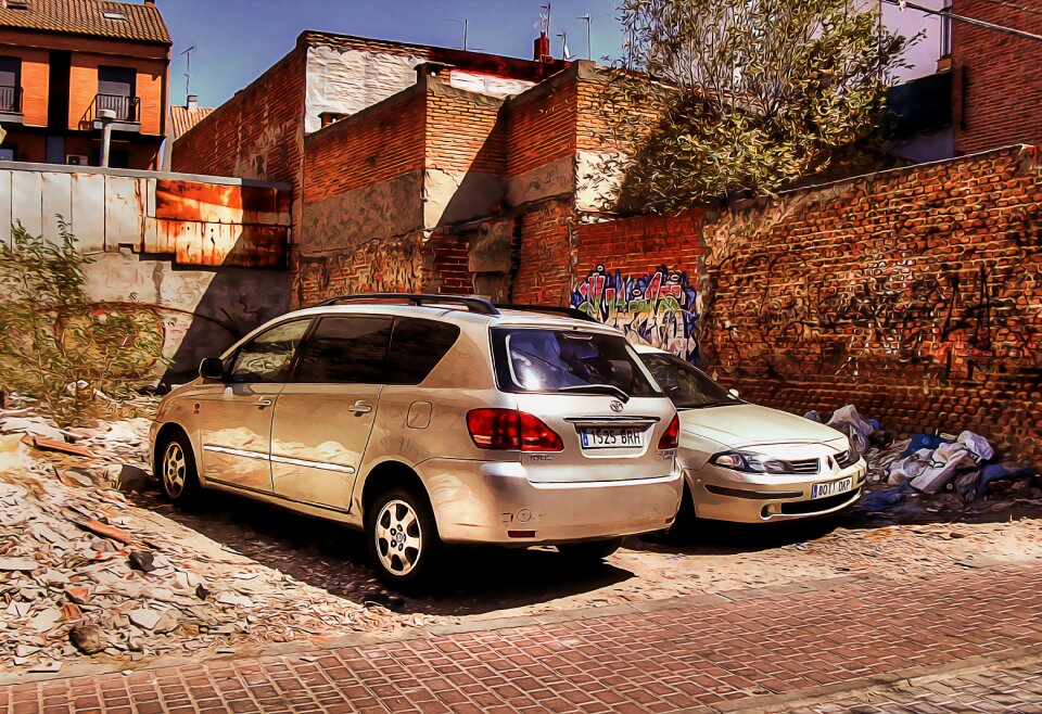 City cityscape cars
