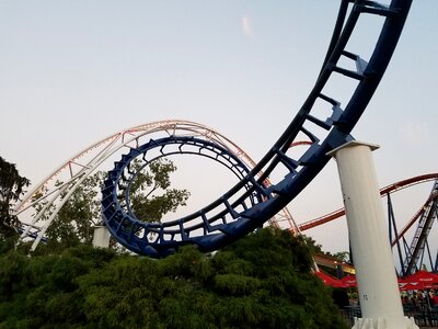 Amusement rollercoaster