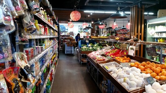 Shopping produce for sale photo