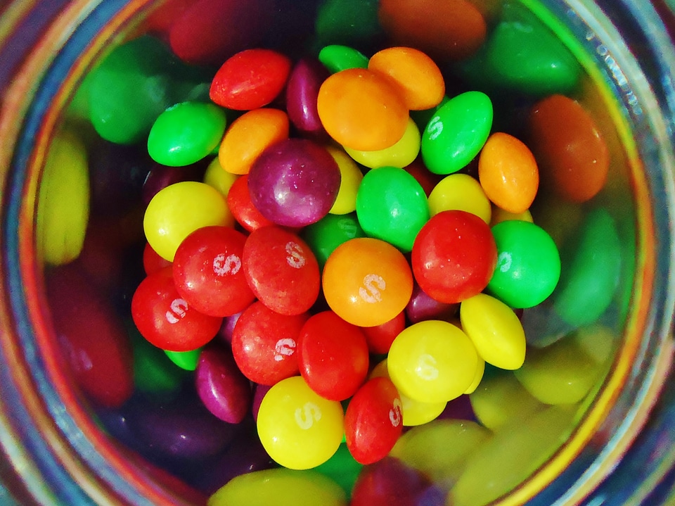 Candy multicoloured colors