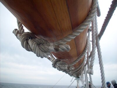 Boat mast sail photo