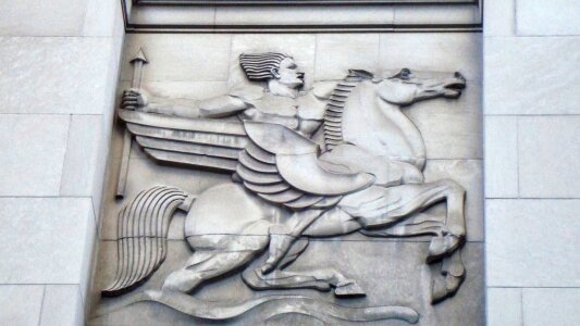 Wall art stone art gray god