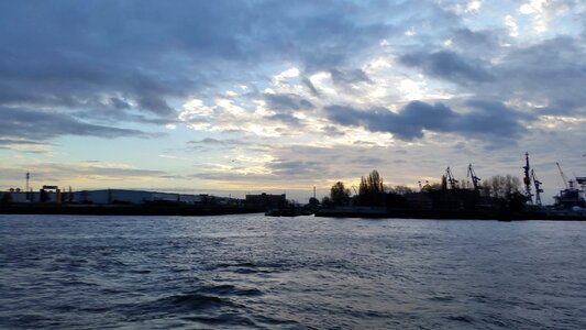 Hamburg port port of hamburg water photo