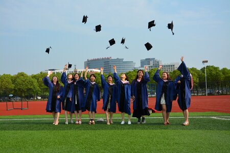 Graduation master's cap campus