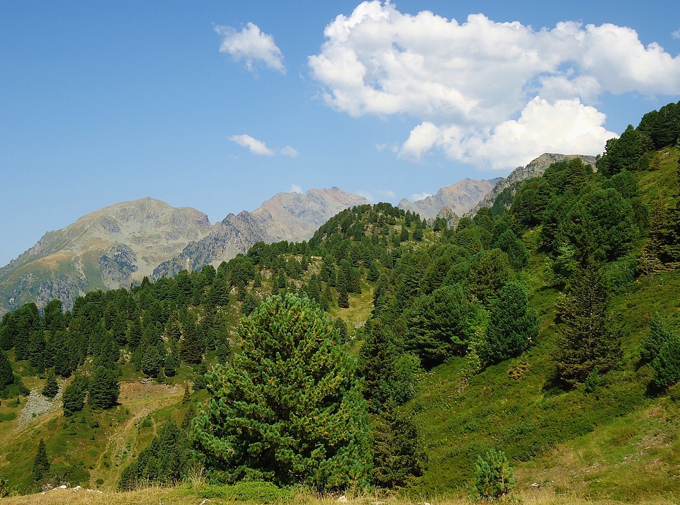 Landscape alps ride